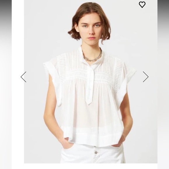 Isabel Marant Etoile Leaza Cap Sleeve Top - Picture 6 of 14